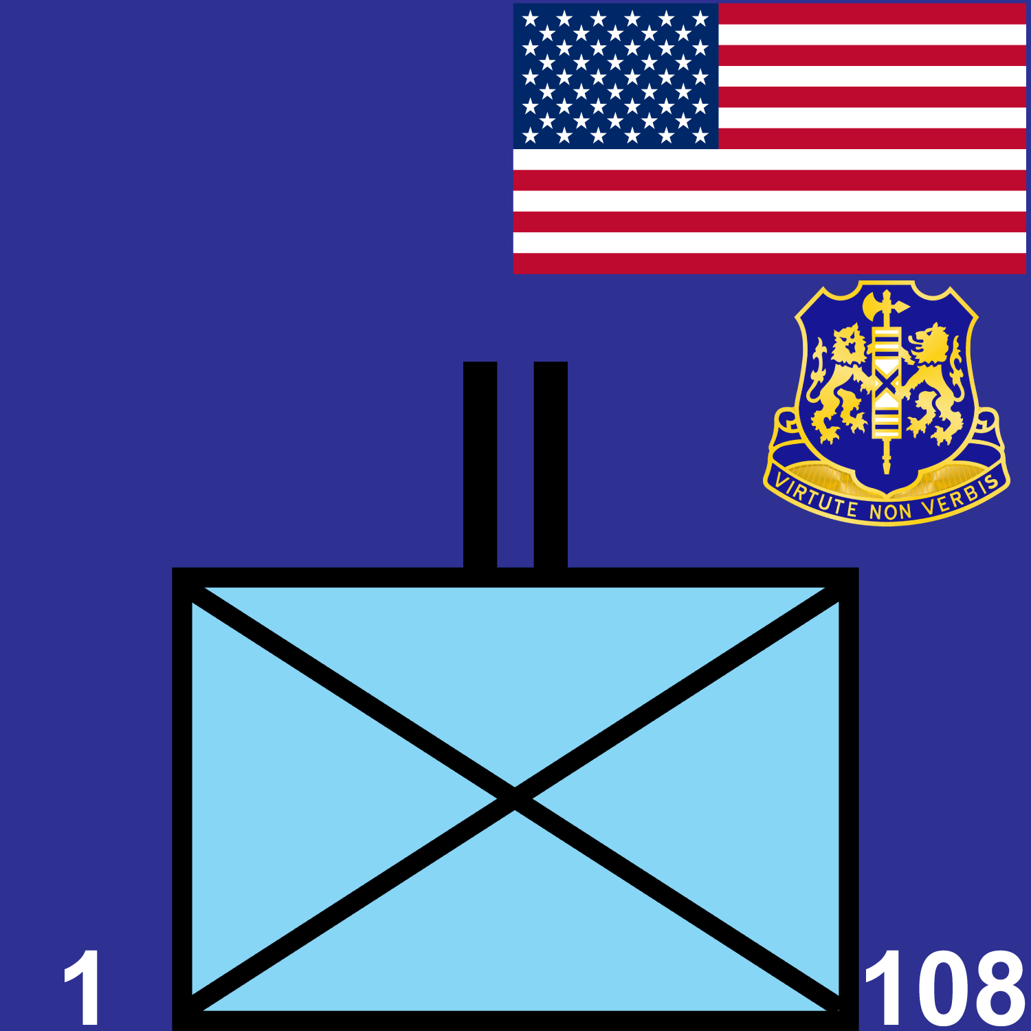 1st Battalion, 108th Infantry Regiment icon